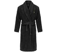 Lyle & Scott Plus Size 'Lucas' Men's Bathrobe Black