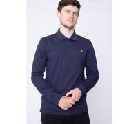 Lyle & Scott - Polo Navy - Longsleeve - blue - S - 100% Cotton S