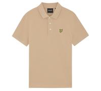 Lyle & Scott Popcorn Jacquard Polo Shirt - Barley - Small