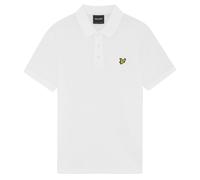 Lyle & Scott Popcorn Jacquard Polo Shirt - White - Small