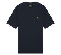 Lyle & Scott Popcorn Jacquard T-Shirt - Dark Navy - Small
