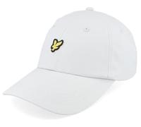 Lyle & Scott Premium Men's Baseball Cap - 100% Cotton | Basic Design and Adjustable Closure, 626 White, One Size