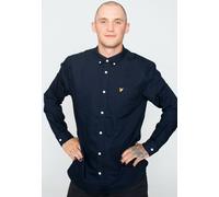 Lyle & Scott Regular Fit Light Weight Mens Oxford Shirt Colour: Z271 Dark Navy, Size: L