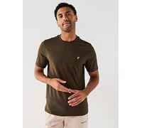 Lyle & Scott Regular Fit Plain T-Shirt, Olive, Size S, Men Olive