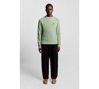 Lyle & Scott Ribbed Cable Knit Jumper Cold Mint Marl size XL | Sweaters Outlet | Men | Cyan XL