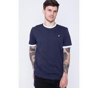 Lyle & Scott - Ringer Navy/White - T-Shirt - blue - S - 100% Cotton,Jersey S