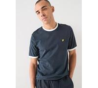 Lyle & Scott Ringer T-Shirt, Navy, Size 2Xl, Men Navy