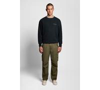 Lyle & Scott Script Knitted Crew Neck- Navy, Navy, Size S, Men Navy