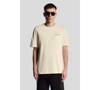 Lyle & Scott T shirt SCRIPT T-shirt in Beige EU M