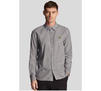 Lyle & Scott - Shepherd Check Dark Navy/ White - Shirt - blue - M - 100% Cotton M