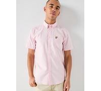 Short Sleeved Oxford Shirt Light Pink XL
