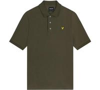 Lyle & Scott SP1713V Chunky Slub Pique Polo T-Shirt Medium Khaki