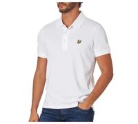 Lyle & Scott Mens Plain Polo Shirt White 3XL