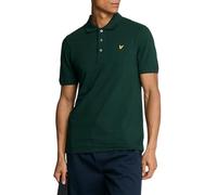 Lyle & Scott SS Polo Shirts Plain Polo Shirt W486 Dark Green, M
