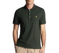 Lyle & Scott SS Polo Shirts Plain Polo Shirt W486 Dark Green, S