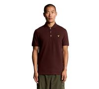 Lyle & Scott SS Polo Shirts Plain Polo Shirt Y045 Bottle Brown, XL