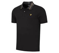 Lyle & Scott SS Polo Shirts Tartan Collar Polo Shirt Z865 Jet Black, M