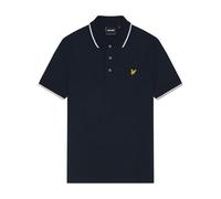 Lyle & Scott SS Polo Shirts Tipped Polo Shirt W403 Dark Navy/White, XL