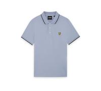 Lyle & Scott SS Polo Shirts Tipped Polo Shirt Y167 Bubble Blue/Jet Black, XXL