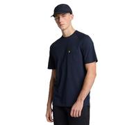 Linen Blend Raglan T-Shirt Dark Navy M