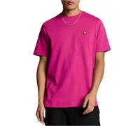 Lyle & Scott Mens Plain T-Shirt Fuchsia