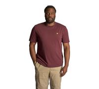 Lyle & Scott Cotton Crew Neck Plain & T-Shirt, Dark Red, Size 3Xl, Men Dark Red