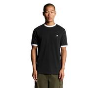 Lyle & Scott SS T-Shirts Ringer T-Shirt W189 Jet Black/White, XXL