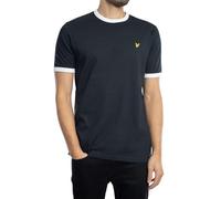 Lyle & Scott SS T-Shirts Ringer T-Shirt W403 Dark Navy/White, M