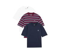 Lyle & Scott Striped 3 Pack Relaxed T-shirt Navy Stripe/white/navy size XS | Print T-Shirts Outlet | Men | Blue XS
