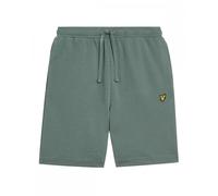 Lyle & Scott Sweat Mens Shorts - Green Cotton - Size X-Large