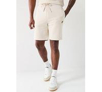 Lyle & Scott Sweat Shorts, Cream, Size M, Men Cream