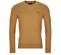 Lyle & Scott Sweatshirt Cotton Merino Crew Neck Jumper in Brown EU XL