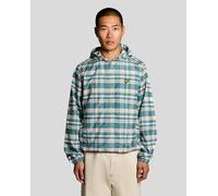 Lyle & Scott Tartan Hooded Zip Through Jacket, Green, Size Xl, Men Green