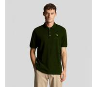 Lyle & Scott Textured Tipped Wilton Polo Shirt - Green - XL