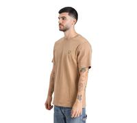 Lyle & Scott Tigers Eye Cotton Crew Neck T-Shirt, Brown, M