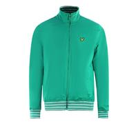Lyle & Scott Tipped Funnel Neck Salt Jacket - Aqua Green - XS