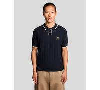 Mesh polo shirt Lyle & Scott Bleu L