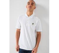 Lyle & Scott Tipped Polo Shirt, White, Size 2Xl, Men White