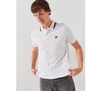 Lyle & Scott Tipped Track Polo Shirt, White, Size 2Xl, Men White