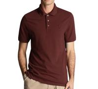 Lyle & Scott Tonal Eagle Polo Shirt Burgundy XL