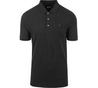 Lyle & Scott Tonal Eagle Polo Shirt Gunmetal M