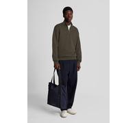 Lyle & Scott Tonal Eagle Quarter Zip Sweat Form Green size S | Sweaters Outlet | Men | Green S