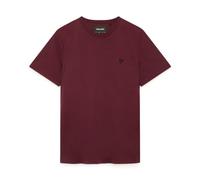 Lyle & Scott Tonal Eagle T-Shirt Burgundy S