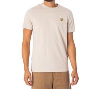 Lyle & Scott | TS400VOG Plain Classic Crew Neck T-Shirt Large Beige
