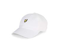 Lyle & Scott Unisex Cotton Baseball Cap - White - One Size