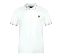 Lyle & Scott White Branded Collar Polo Shirt