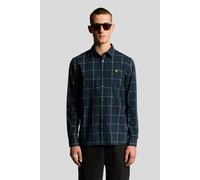 Lyle & Scott Window Pane Check Shirt Dark Navy/white size M | Formal Shirts Outlet | Men | Blue M