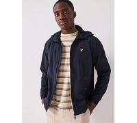 Lyle & Scott Zip Through Hooded Jacket - Navy, Navy, Size S, Men Navy