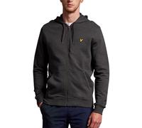 Lyle & Scott Zip Through Hoodie Charcoal Marl XS