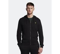 Lyle & Scott Zip Through Mens Hoodie - Z865 Jet Black